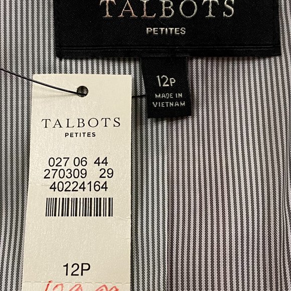 Talbots Petites Blazer Coral Pink Size 12P SKU 000316-9 - Picture 9 of 9